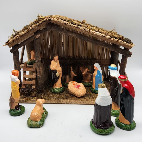 Nativity Set Of  Fisher Price Little People Christmas 2005 Playset Musical Light - Picture 10 of 16